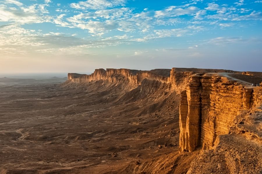 Saudi tourism edge of the world