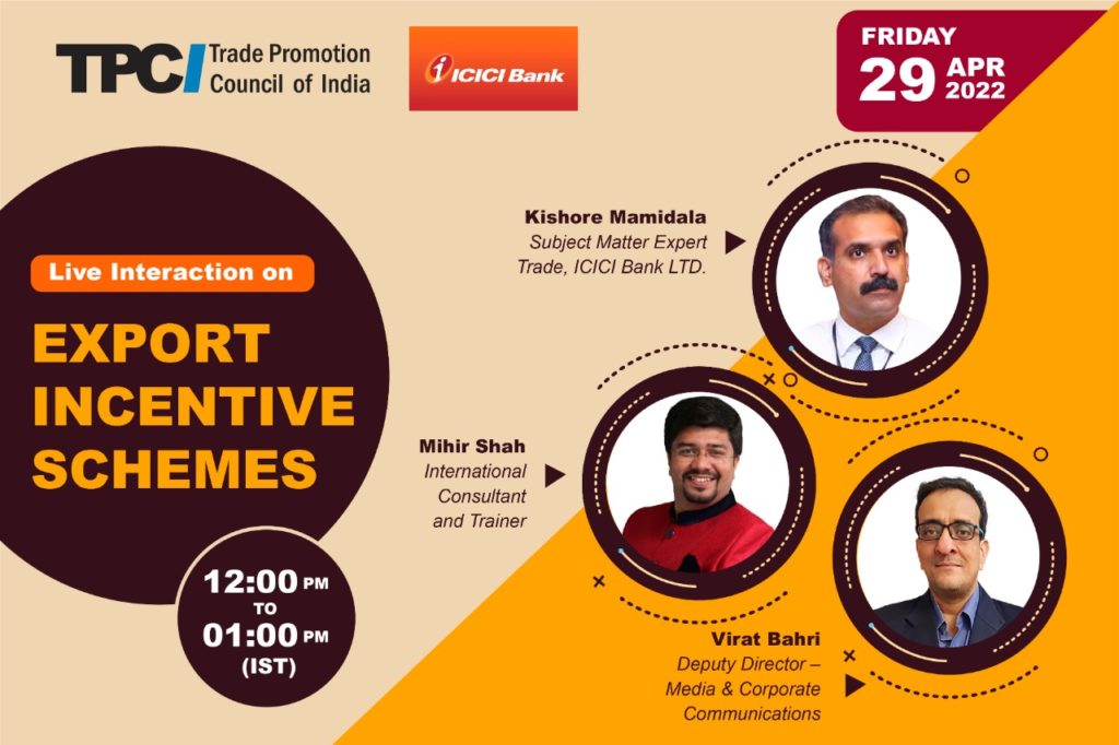 TPCI ICICI Webinar Export Incentive Schemes